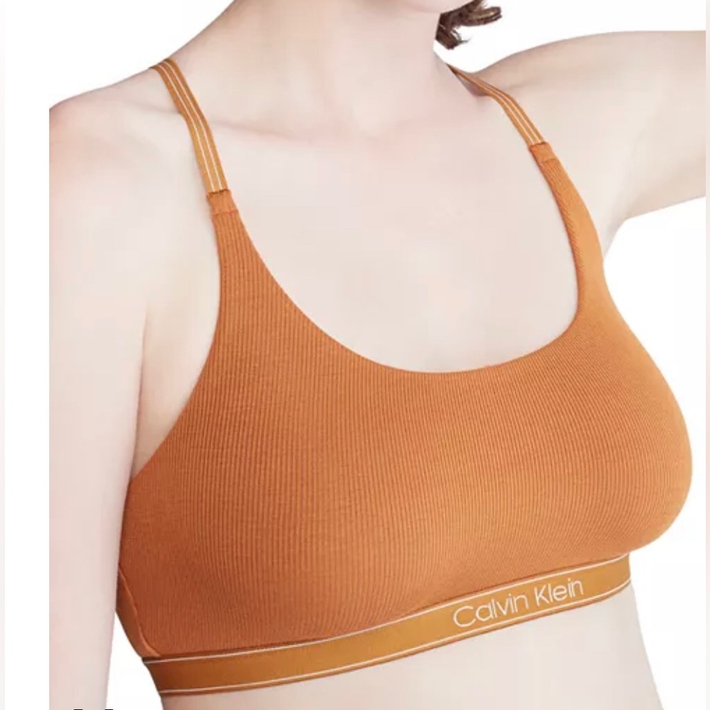 Calvin Klein Pure Ribbed Unlined Bralette